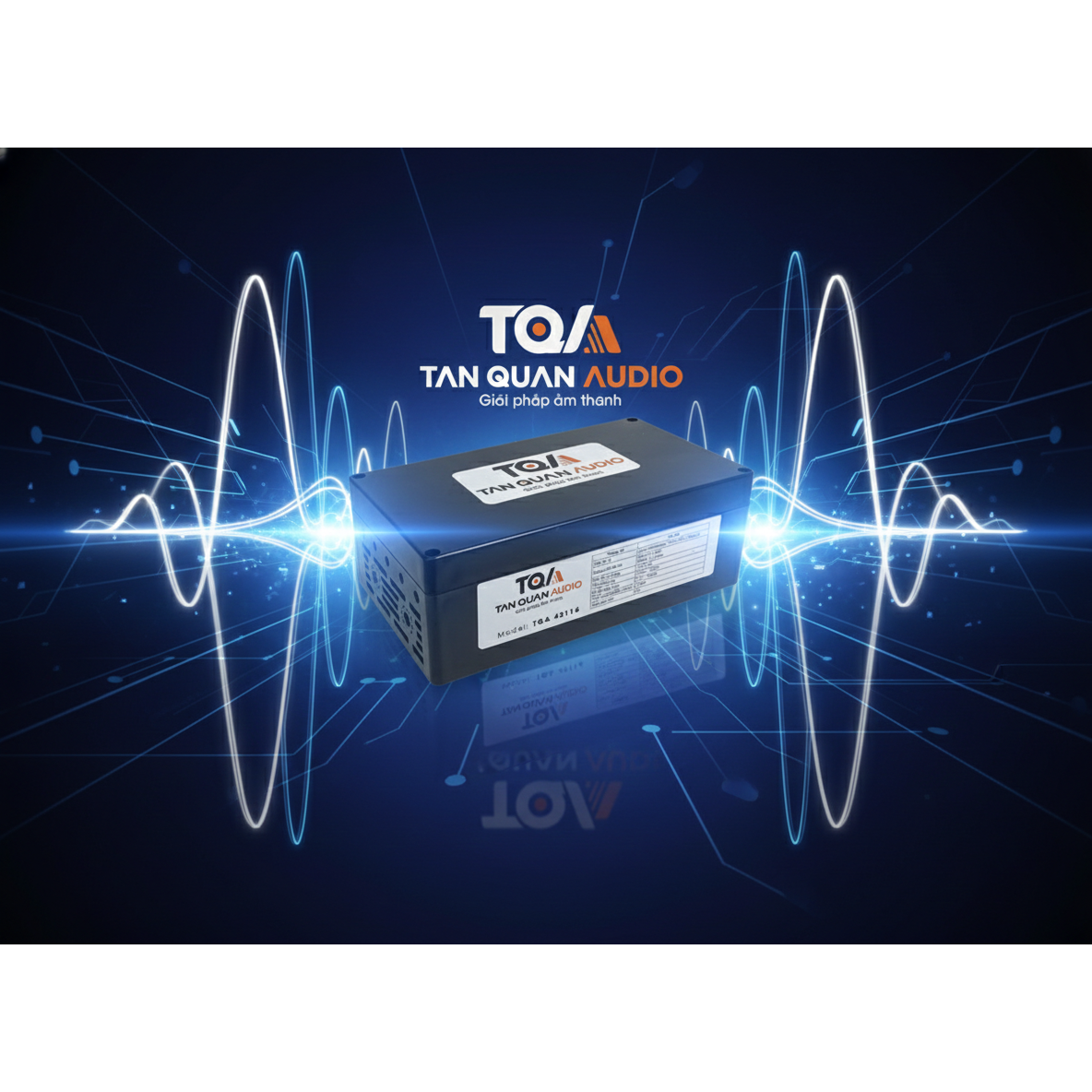 Ampli TQA 43116 | Cục Đẩy 4 Kênh Chuyên Nghiệp | Tấn Quân Audio